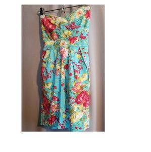 Teeze Me Floral Strapless Summer Dress 3
